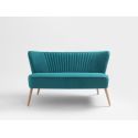 Divano due posti design moderno Davik Turquoise