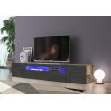 Mobile porta TV design Bandol 200 Maple Slate