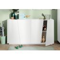 Credenza moderna bianco lucido Annabel 160 White