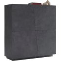 Credenza moderna Annabel 4A Slate