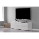 Mobiletto TV moderno Teodor 1A/2C White