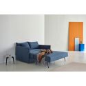 Divano letto 2 posti Luoma - 302 Weda Blue