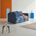 Divano letto 2 posti Luoma - 302 Weda Blue