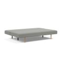 Divano letto 2 posti sfoderabile Conlix - 533 Bouclé Ash Grey