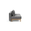 Divano letto alla francese Sly Wood - 563 Twist Charcoal