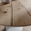 Tavolo fisso ovale con piano in legno Avalon Wood