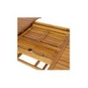Tavolo da giardino ovale allungabile in legno Nantes F