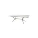 Tavolo da esterno allungabile Tolosa in legno massello 180 Bianco