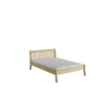 Letto alla francese Alabama in legno massiccio 140 x 200 - pino laccato