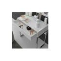 Console trucco bianca Modern Karmen