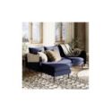 Divano angolare Stylish Black S blu