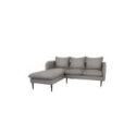 Divano angolare Stylish Black S grigio scuro