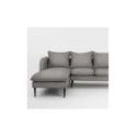 Divano angolare Stylish Black S grigio scuro