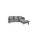 Divano angolare Stylish Black D grigio scuro