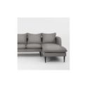 Divano angolare Stylish Black D grigio scuro