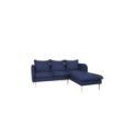 Divano angolare Stylish Wood D blu