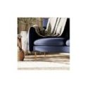 Divano angolare Stylish Wood D blu