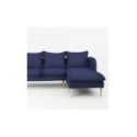 Divano angolare Stylish Wood D blu