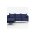 Divano angolare Stylish Wood S blu