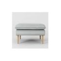 Pouf Stylish Wood grigio platino