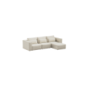 Divano tre posti Best Rest con pouf - Beige