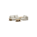 Divano tre posti Best Rest con set di tavolini - Beige