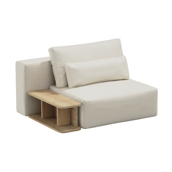 Modulo Big Rest con tavolino - Beige