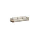 Divano tre posti Big Rest con tavolino - Beige