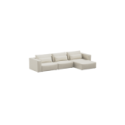 Divano tre posti Big Rest con pouf - Beige