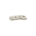 Divano tre posti Big Rest con pouf - Beige