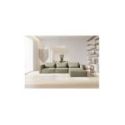 Divano tre posti Big Rest con pouf - Verde