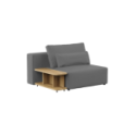 Modulo Big Rest con tavolino - Grigio