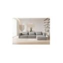 Divano tre posti Big Rest con pouf - Grigio