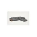 Divano angolare Big Rest con tavolino - Grigio