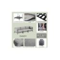 Divano Classy 3 posti - grigio scuro