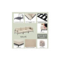 Pouf modulare Meeting - Beige