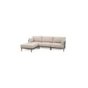 Divano Meeting 3 posti con pouf - Beige