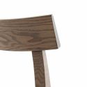 Sedia cucina in legno ed eco-pelle Nelson