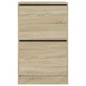 Scarpiera Rovere Sonoma 60x34x96,5 cm in Legno Multistrato