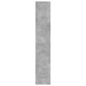 Scarpiera 4 Cassetti Ribaltabili Grigio Cemento 80x34x187,5 cm