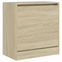 Scarpiera Rovere Sonoma 60x34x63,5 cm in Legno Multistrato