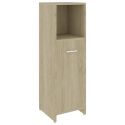 Set Mobili da Bagno 3 pz Rovere Sonoma in Truciolato