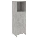 Set Mobili da Bagno 4 pz Grigio Cemento