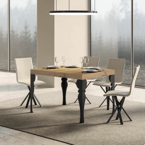 Tavolo allungabile design moderno Paxon 90x130/390 cm