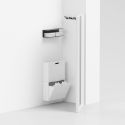 Specchiera angolare ingresso in alluminio Angle Vanity