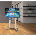 Carrello porta tv grandi dimensioni 60 - 100" su ruote Fabian