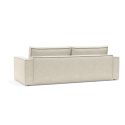 Divano letto matrimoniale Newilla - 357 Taura, Off White