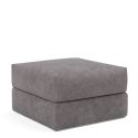 Pouf imbottito con contenitore salvaspazio Cornila