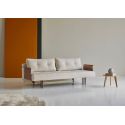 Divano letto Recast con braccioli a due posti - 357 Taura, Off White