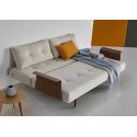 Divano letto Recast con braccioli a due posti - 357 Taura, Off White